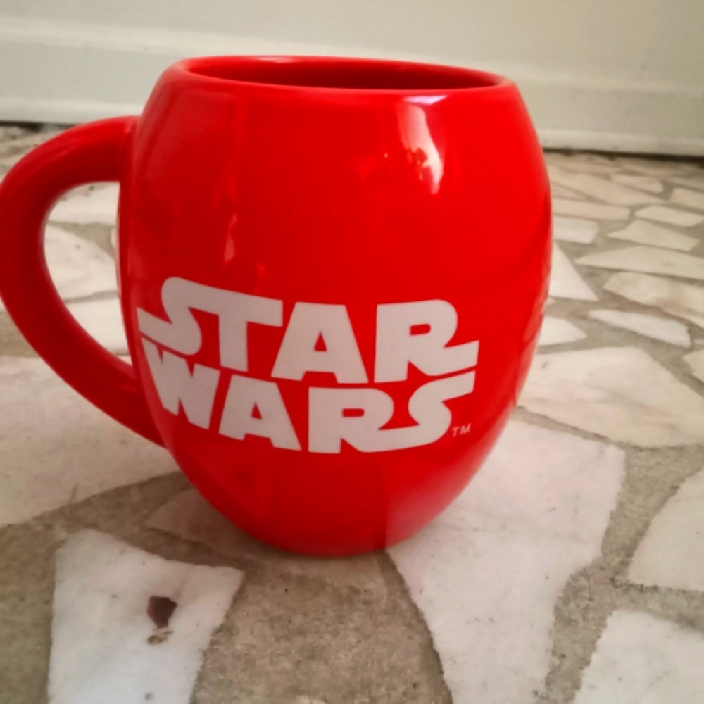Darth Vader HUMBUG! "MERRY SITHMAS" OVAL CERAMIC Mug 18 oz Coffee cup LUCASFILM.